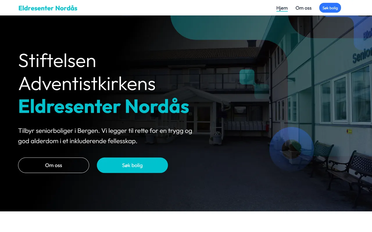 Skjermbilde av Eldresenter Nordås