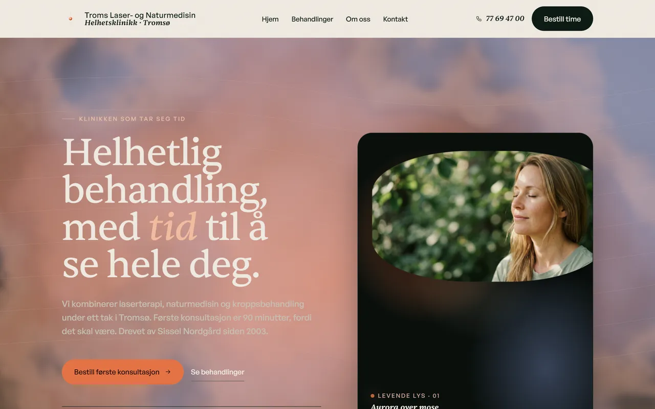 Skjermbilde av Laserterapeuten